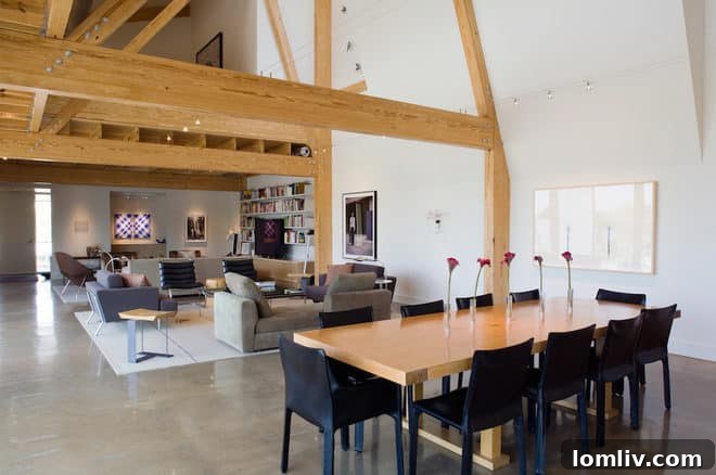 Famed Cris Craft Urban Reserve Home Now Available 8 Chris Craft House - Luxurious Living Room with Architectural Details