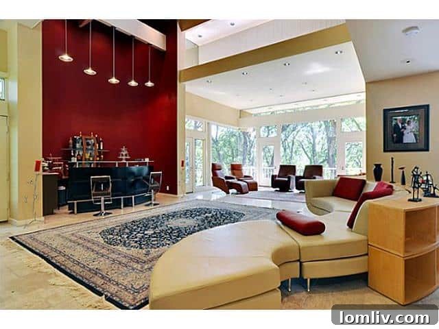 2429 N. Cooper Street Living Room Bar Area