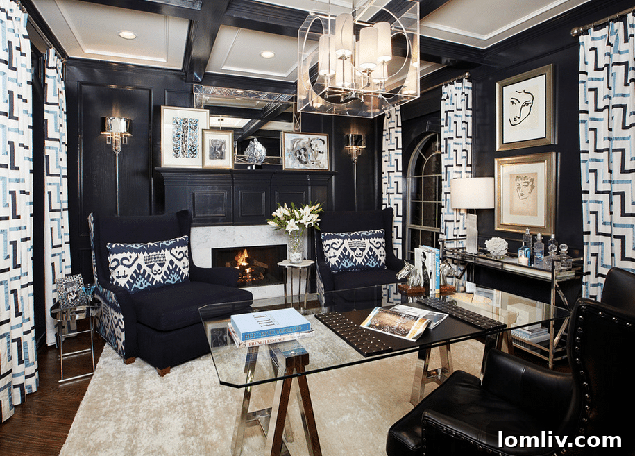 DFW 2015 Houzz Ödüllerine Damga Vurdu 12 Luxurious living room design by IBB Design Fine Furnishings
