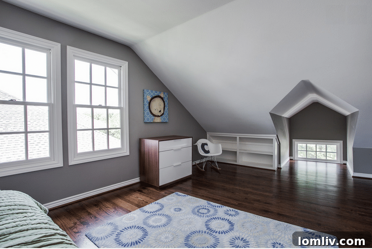 Spacious and modern living area by Thomas Development and Construction