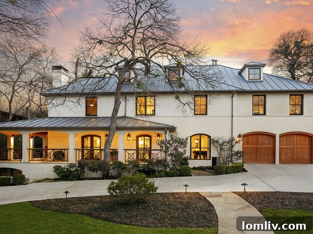 5344 Surrey Circle Exterior - Luxury Dallas Home