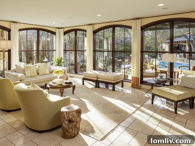 5344 Surrey Circle Living Room - Spacious and Bright