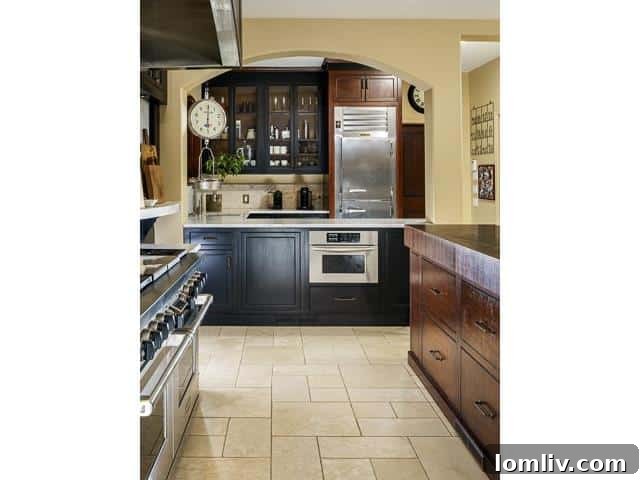 5344 Surrey Circle Kitchen Island - Brazilian Rosewood Detail