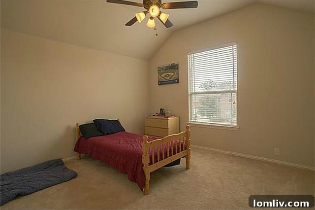 Third Upstairs Bedroom, Well-Sized