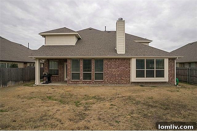 Backyard with Covered Porch and Landscaping Potential