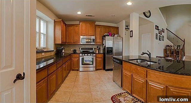 Modern Kitchen and Living Area in Anna Home