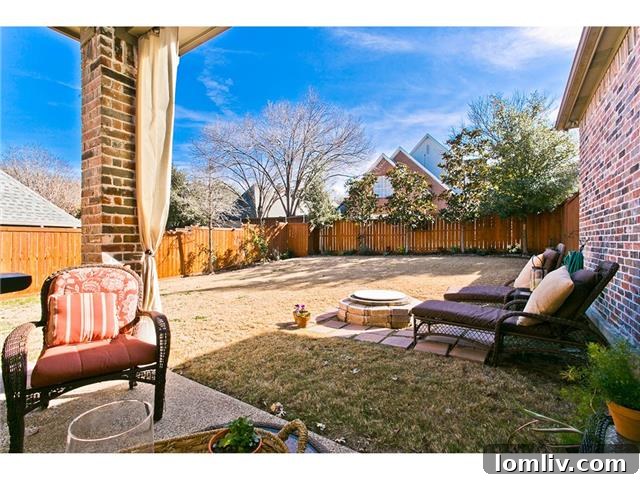Generous Backyard with ample space for outdoor activities at 2605 Eldorado Parkway
