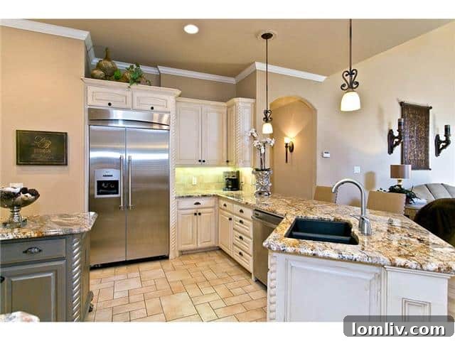 Spacious Living Room with built-in cabinetry and high-end finishes at 2605 Eldorado Parkway