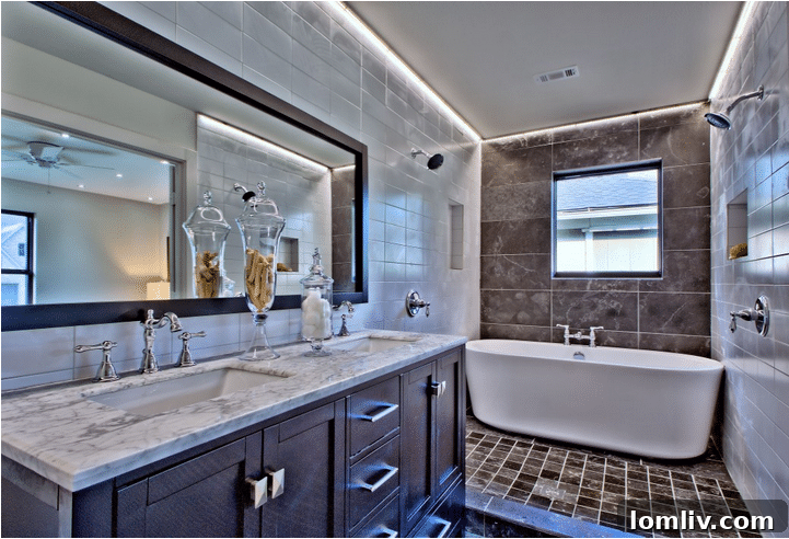 Sardone Construction Luxury Master Bathroom Remodel in Dallas