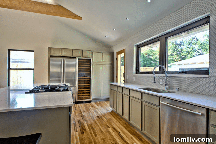 Indirect lighting in Sardone's L-Streets kitchen renovation