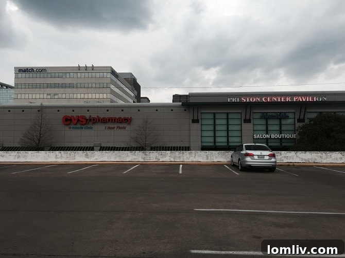 Preston Center Parking Garage Current View