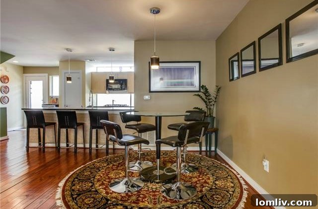 Oak Lawn Oasis: Townhome with Soaring Ceilings, Low HOA Fees 16 4620 Lester Drive - Kitchen View 6