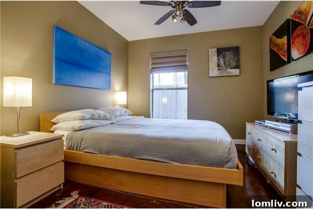 Oak Lawn Oasis: Townhome with Soaring Ceilings, Low HOA Fees 5 4620 Lester Drive - Second Bedroom