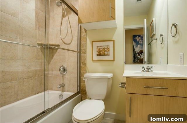 Oak Lawn Oasis: Townhome with Soaring Ceilings, Low HOA Fees 6 4620 Lester Drive - Second Bathroom