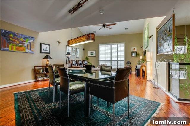 Oak Lawn Oasis: Townhome with Soaring Ceilings, Low HOA Fees 10 4620 Lester Drive - Dining Area 2