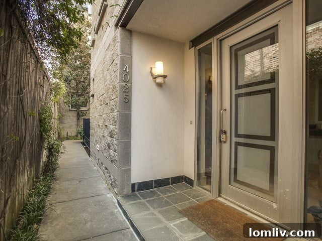 Beautiful Bowser Modern Townhome Urban Luxury Near Oak Lawn 3 4025-Bowser-Porch