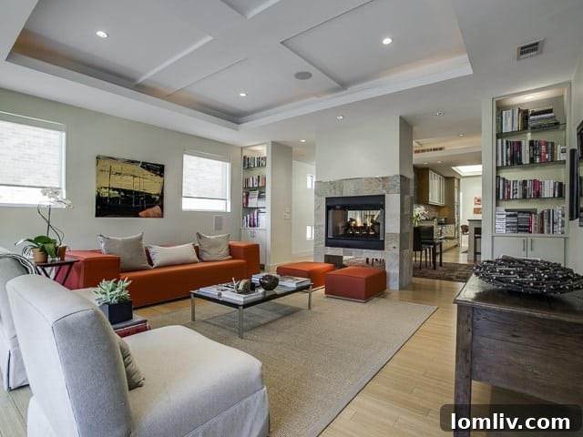 Beautiful Bowser Modern Townhome Urban Luxury Near Oak Lawn 5 4025-Bowser-Living