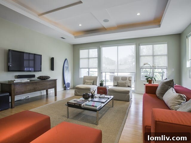 Beautiful Bowser Modern Townhome Urban Luxury Near Oak Lawn 6 4025-Bowser-Living-2