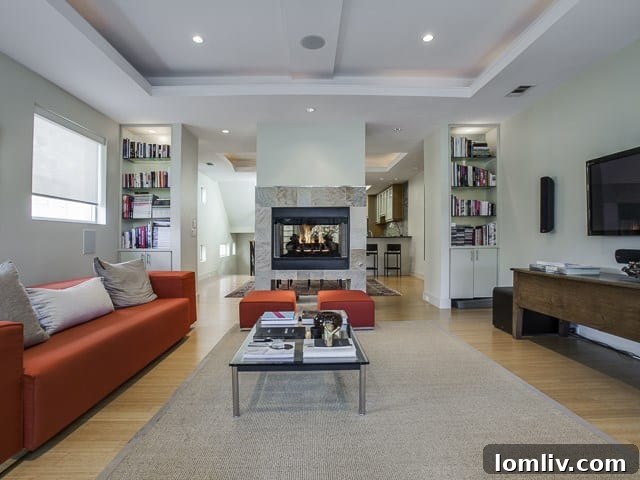 Beautiful Bowser Modern Townhome Urban Luxury Near Oak Lawn 7 4025-Bowser-Living-3