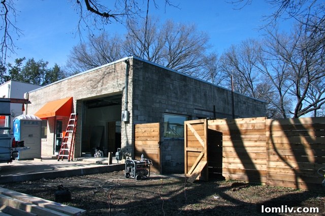 Interior view of The Box, showing high ceilings and natural light