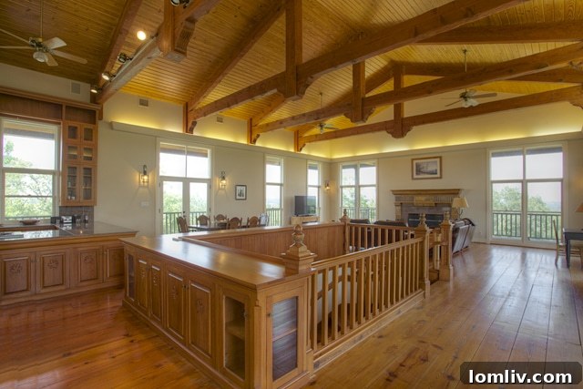 Elegant Upstairs Interior of Aledo Ranch Home