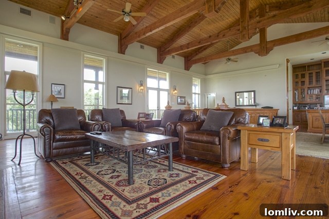 Spacious Living Room in Aledo Ranch Main House