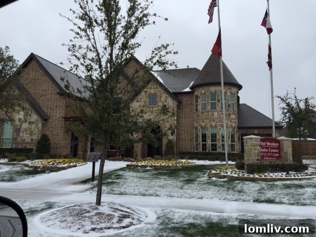 Frisco skyline with a hint of ice, contrasting with the 'hot' real estate market