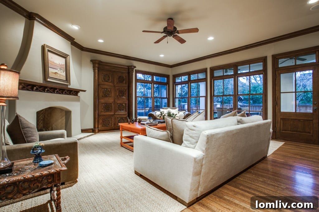 Highland Park estate backyard with putting green