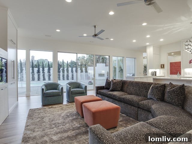 43-Downs-Lake-Family-View - Family Room with Scenic Views