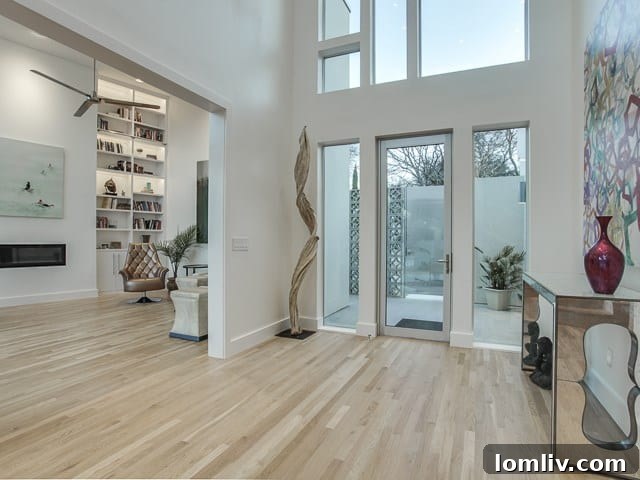 43-Downs-Lake-Entry - Welcoming Foyer of a Luxury Dallas Home