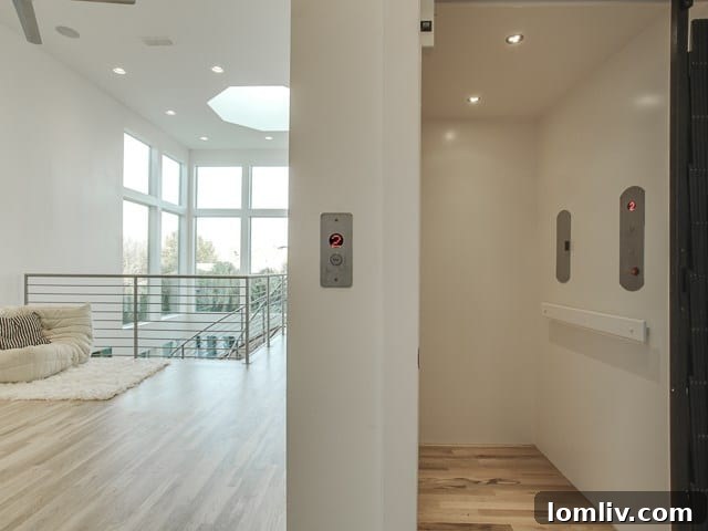 43-Downs-Lake-Elevator - Modern Home Elevator for Accessibility