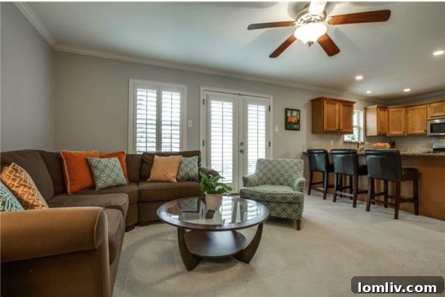 Midcentury Marvel: East Dallas Ranchette's Compact Power 12 Pantry and additional storage in the kitchen