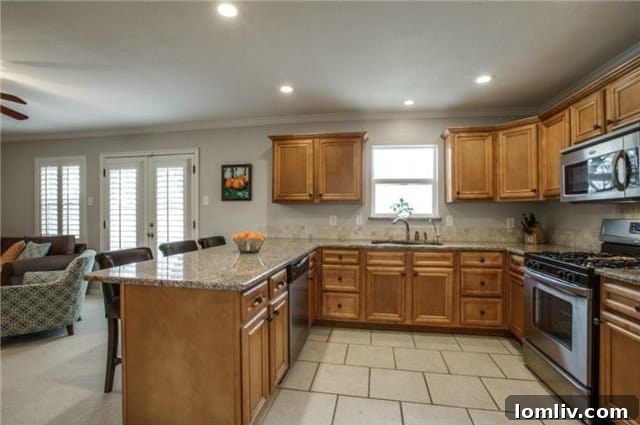 Midcentury Marvel: East Dallas Ranchette's Compact Power 10 Bright kitchen with ample counter space