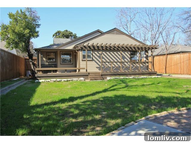 2308-W.-Colorado-Backyard - Private Backyard Oasis with Manicured Lawn