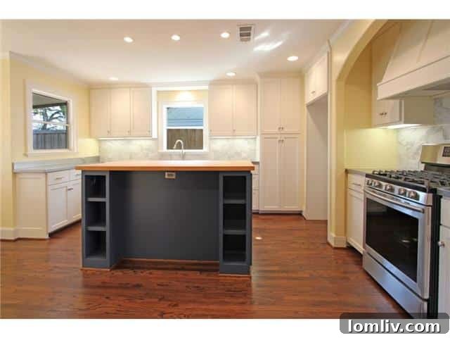 Stevens Park Stone-Clad Marvel: Inside Pure Divinity 6 2308-W.-Colorado-Kitchen - Modern Open Concept Kitchen