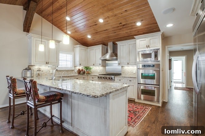 Luxury Gourmet Kitchen with Stainless Steel Appliances