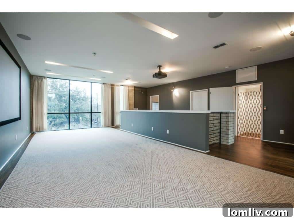Bluffview Bound: Jordan Spieth's Travis Street Condo Is Now Available 11 4321 Travis Walk - Spacious Media Room