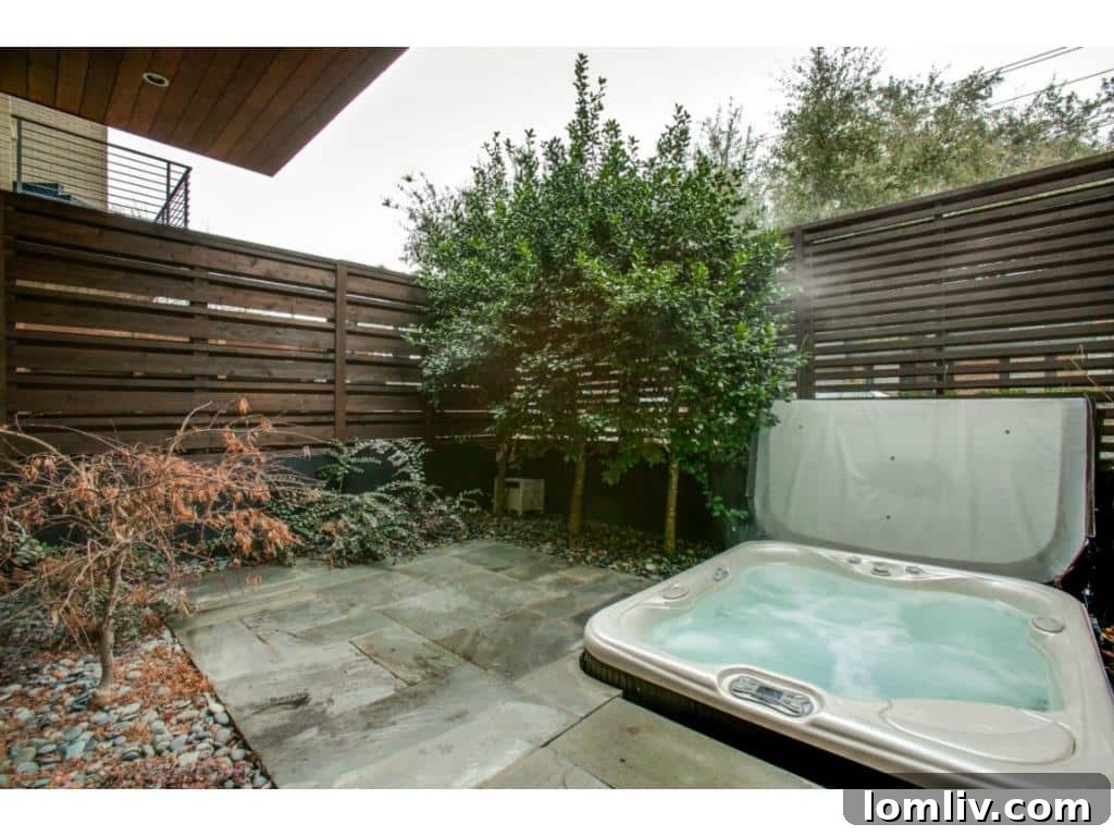 Bluffview Bound: Jordan Spieth's Travis Street Condo Is Now Available 17 4321 Travis Walk - Relaxing Outdoor Hot Tub Spa