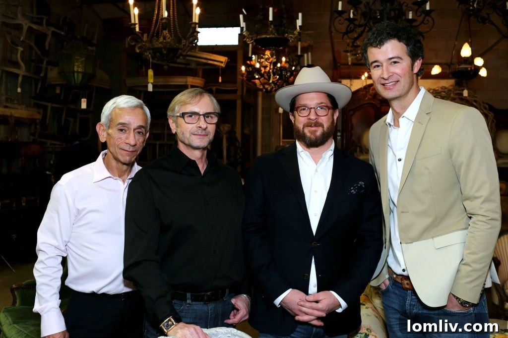 Frank Trejo, Peter Underwood, Jason Lenox, Matt Taylor at the Dallas Design District event