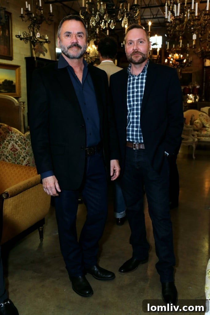 Craig Pineau, Philip Meritt celebrating new antique store name