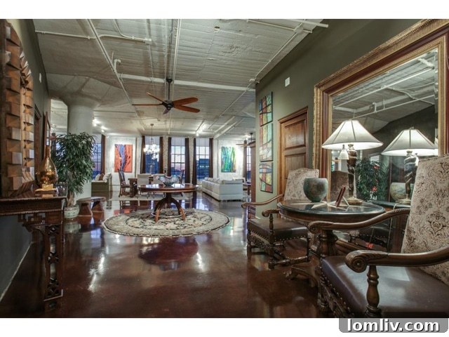 1122 Jackson St 908 Living Area - Downtown Dallas Loft