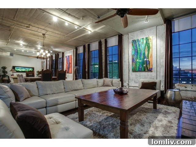 1122 Jackson St 908 Living Dining Area - Open Concept Loft