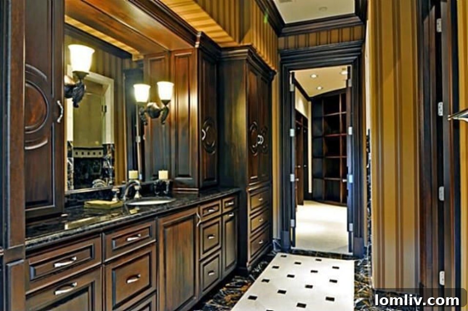 Gourmet Kitchen with Custom Cabinetry and Island