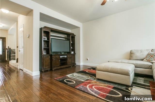 6822 Oeste Dr. Living Room Entertainment Wall