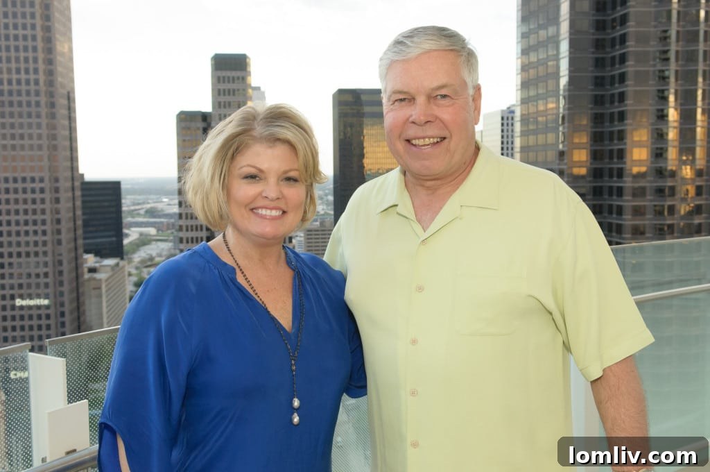 Missy and Gus Woehr enjoying the Museum Tower event.