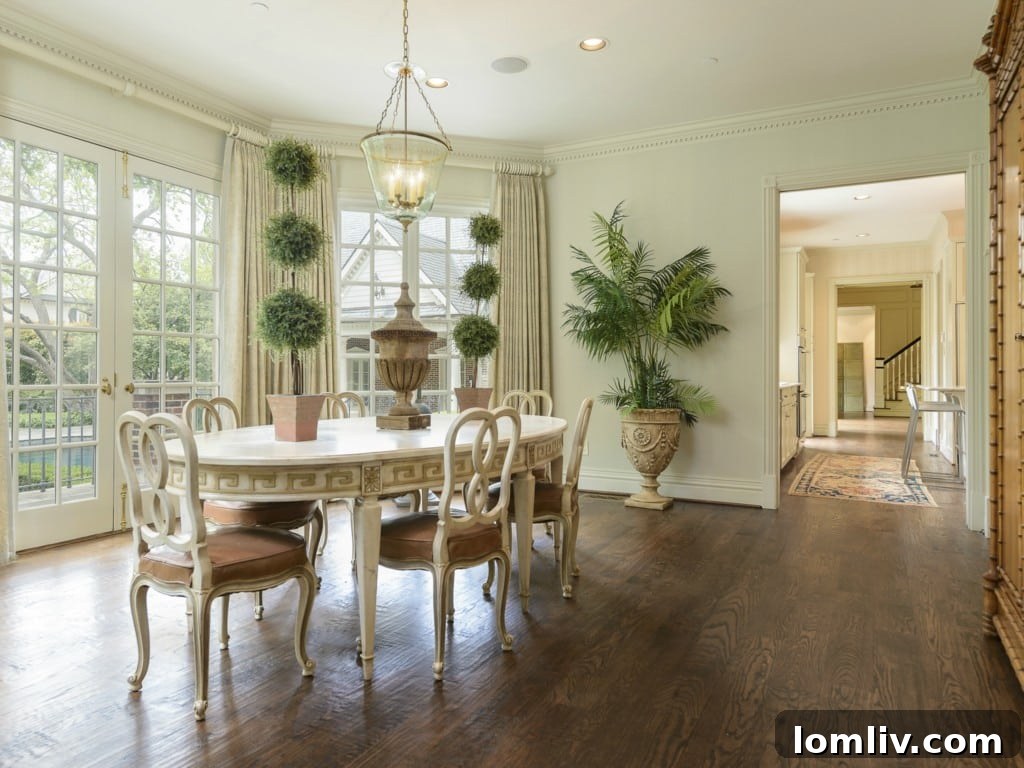 Luxurious Living Space with Hardwood Floors