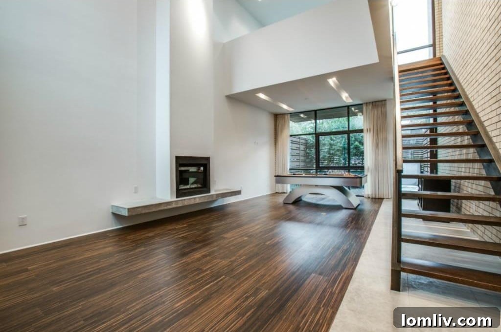 Modern kitchen with high-end appliances in Uptown Dallas