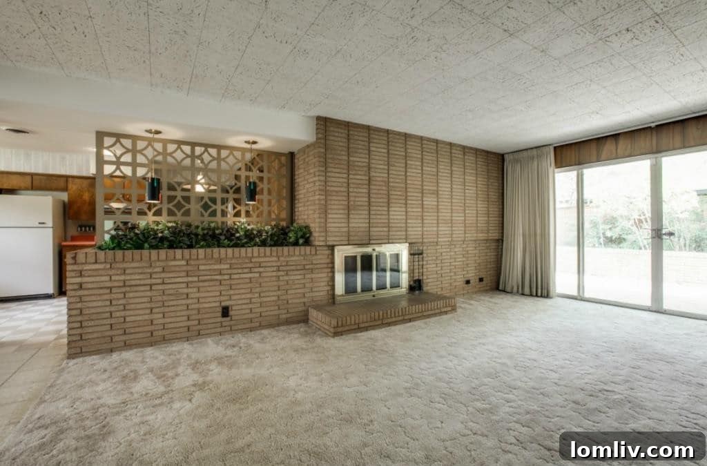 Corner view of the kitchen showing integrated design