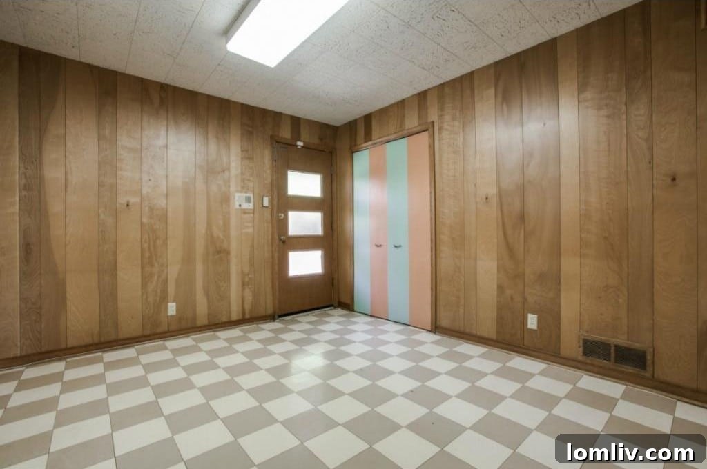 One of the secondary bedrooms in the Lochwood home