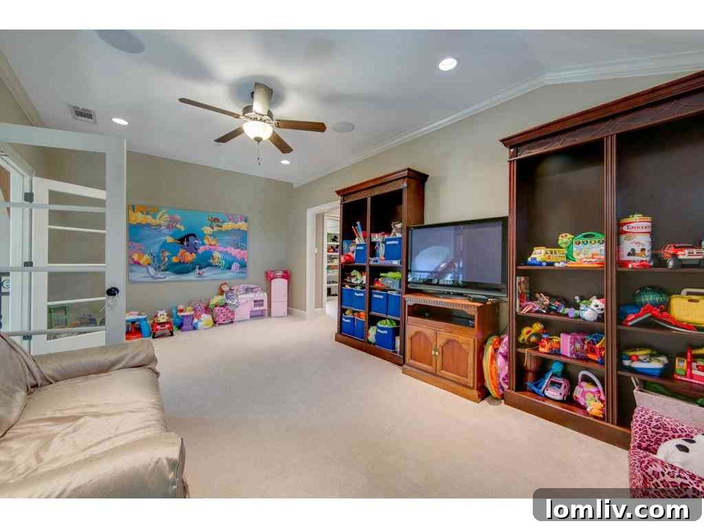 Beautifully landscaped front entrance of the luxury home, with stone accents and inviting pathway, Lucas TX.